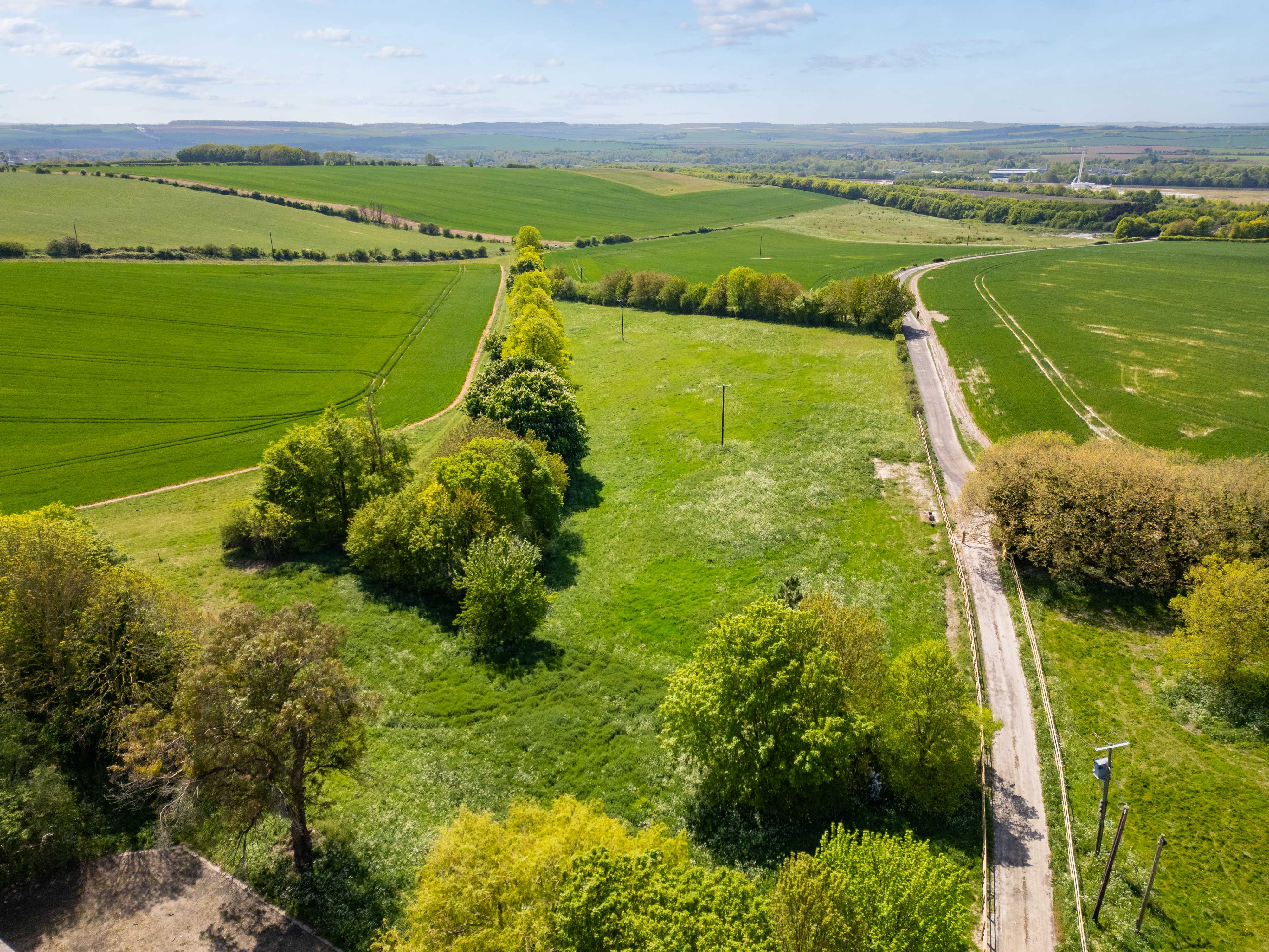 Aerial view of Field Farm House 9